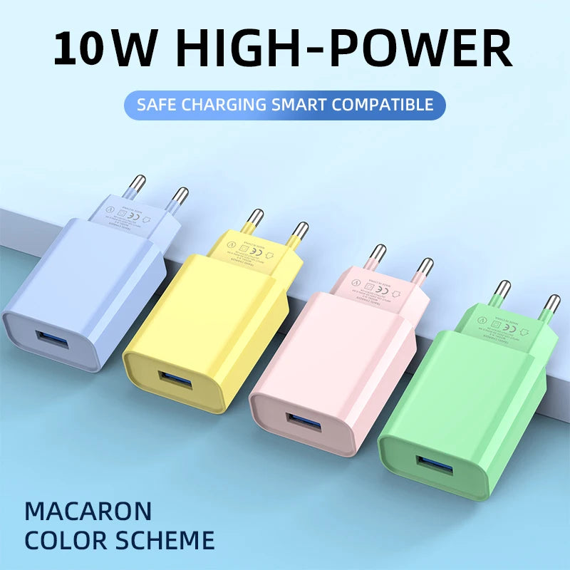 USB Wall Charger 5V 2A EU US Plug | Travel Power Adapter USB Wall Charger QXL