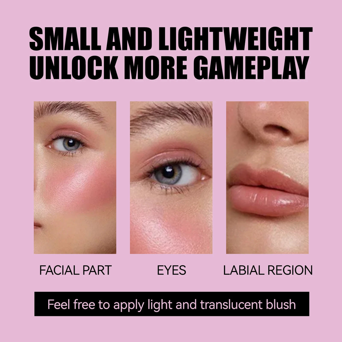 3-Piece Makeup Set: BB Cream, Face Primer & Matte Blush Stick Base Makeup Set QXL