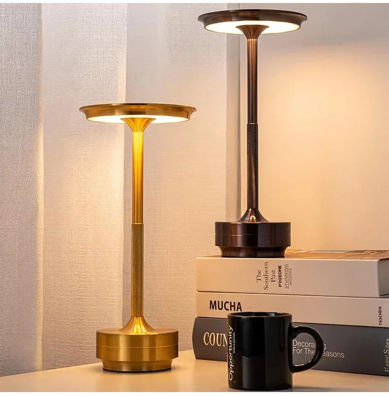 Dimmable Touch Sensor Desk Lamp | USB Rechargeable LED Table Lamp LED Table Lamp QXL