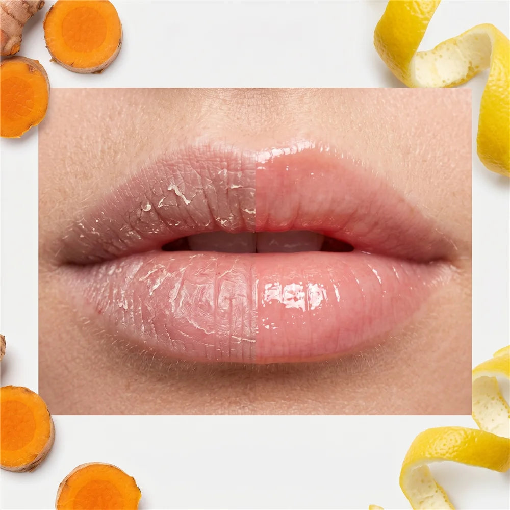 Turmeric Lemon Lip Balm – Moisturizing & Hydrating Lip Care Lip Balm QXL
