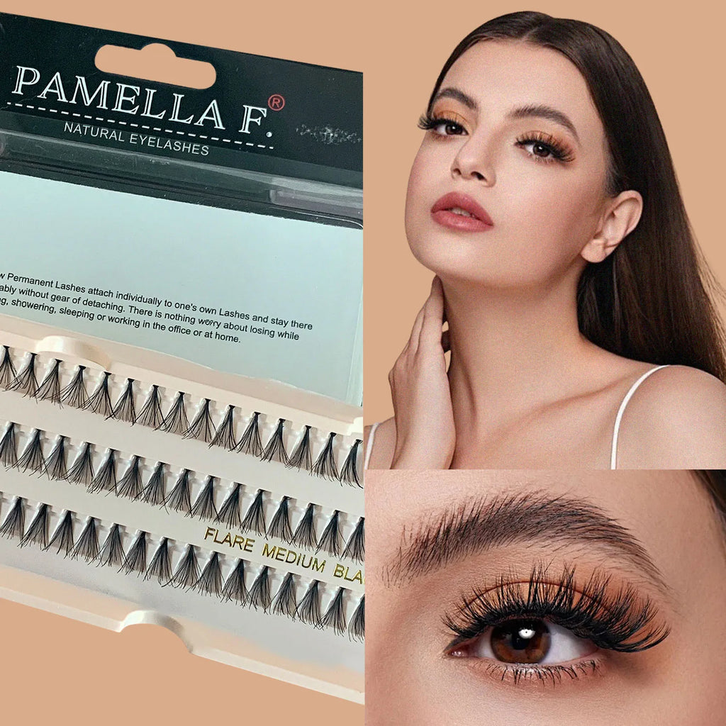 JUJU Dream DIY False Eyelash Clusters | Invisible Band 18mm DIY False Eyelashes QXL