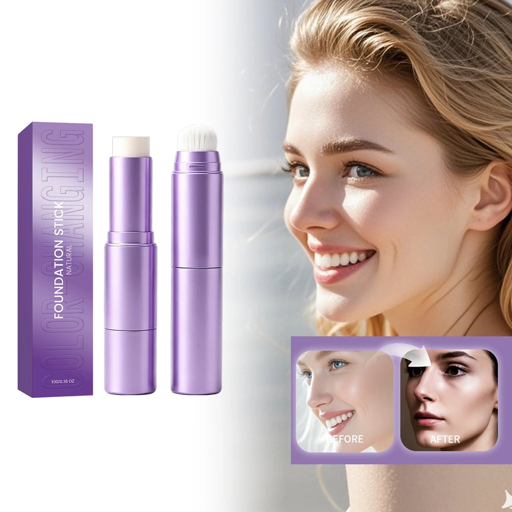 2-in-1 pH-Activated Foundation & Concealer Stick | Velvet Finish Foundation Concealer Stick QXL