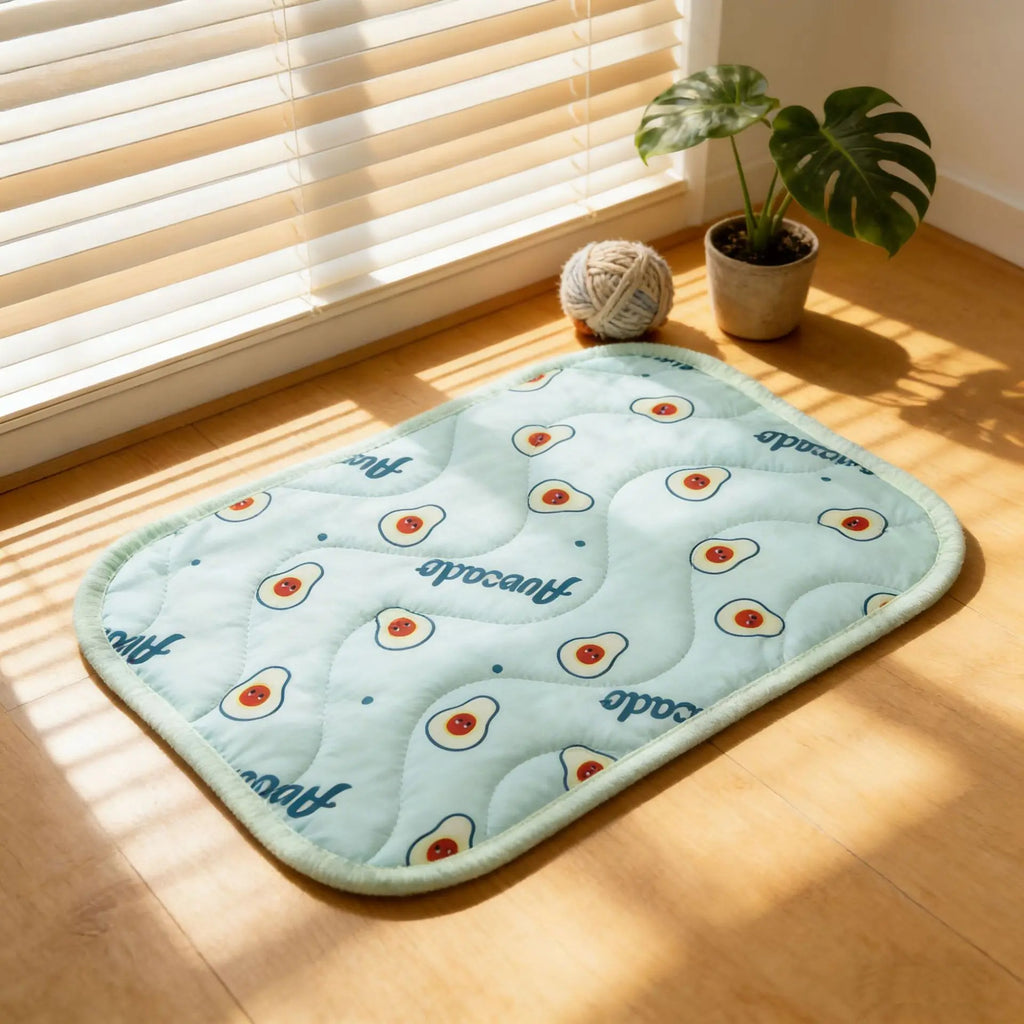 Pet Ice Silk Cooling Mat – Breathable Sleep Pad for Dogs & Cats Pet Cooling Mat QXL