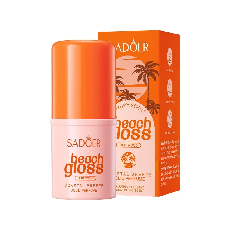 SADOER Beach Gloss Solid Perfume Stick | 3 Scents Travel Balm Solid Perfume Stick QXL Bvigariwhitetea
