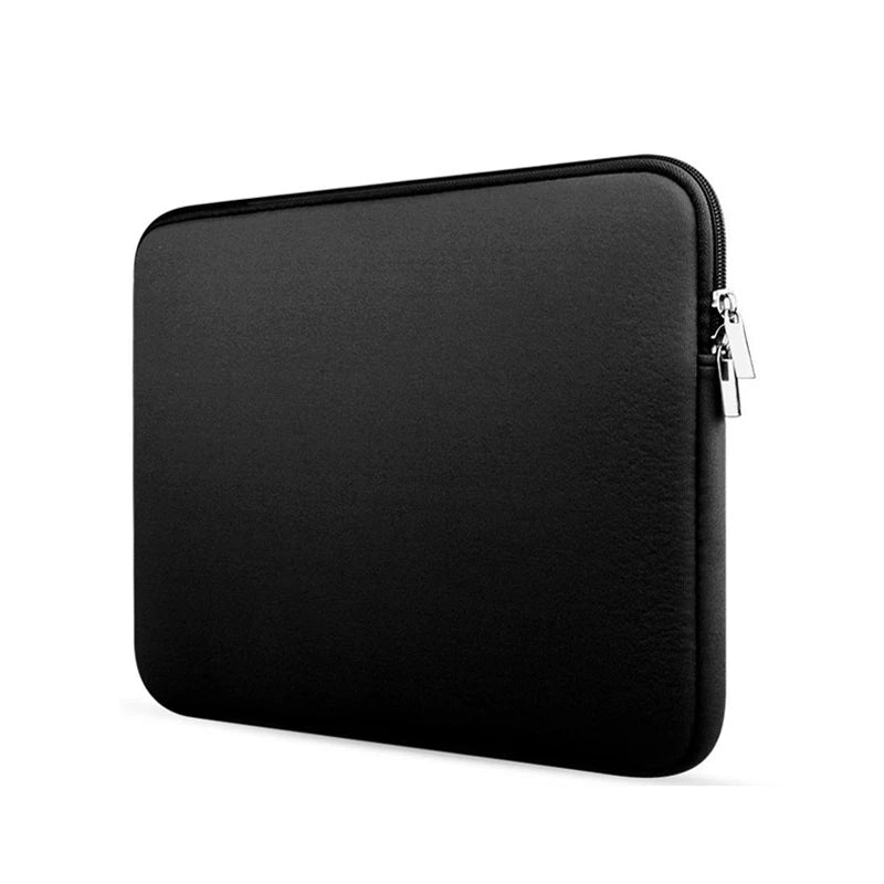 Laptop Sleeve 11–15.6" Cotton Case | MacBook Dell HP Lenovo Laptop Sleeve Case QXL Black 14-inch