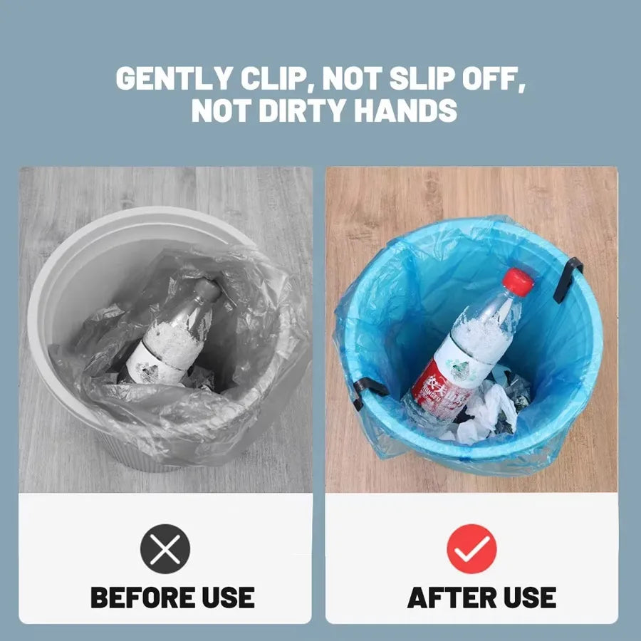 Trash Can Bag Clips & Food Sealer | Anti-Slip | 1/10/40 Pack Bag Clips QXL