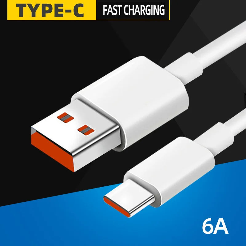 6A USB-C Cable 66W Fast Charging Cord | Android Compatible USB-C Charging Cable QXL