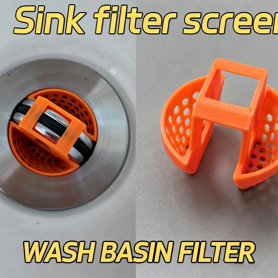 Sink Drain Strainer Basket – Hair Catcher & Odor Block Cover Drain Strainer Basket QXL