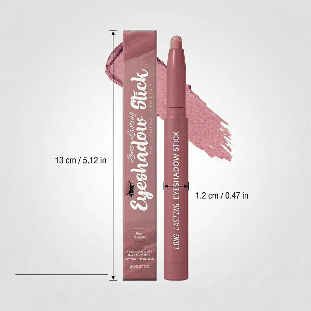 Waterproof Eyeshadow Stick | Shimmer & Matte Long-Lasting Cream Eyeshadow Stick QXL