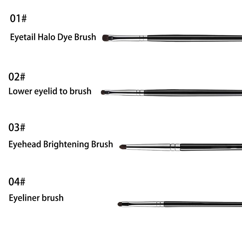 4-Piece Eye Detail Brush Set | Eyeshadow & Eyeliner Brushes Eye Detail Brush Set QXL