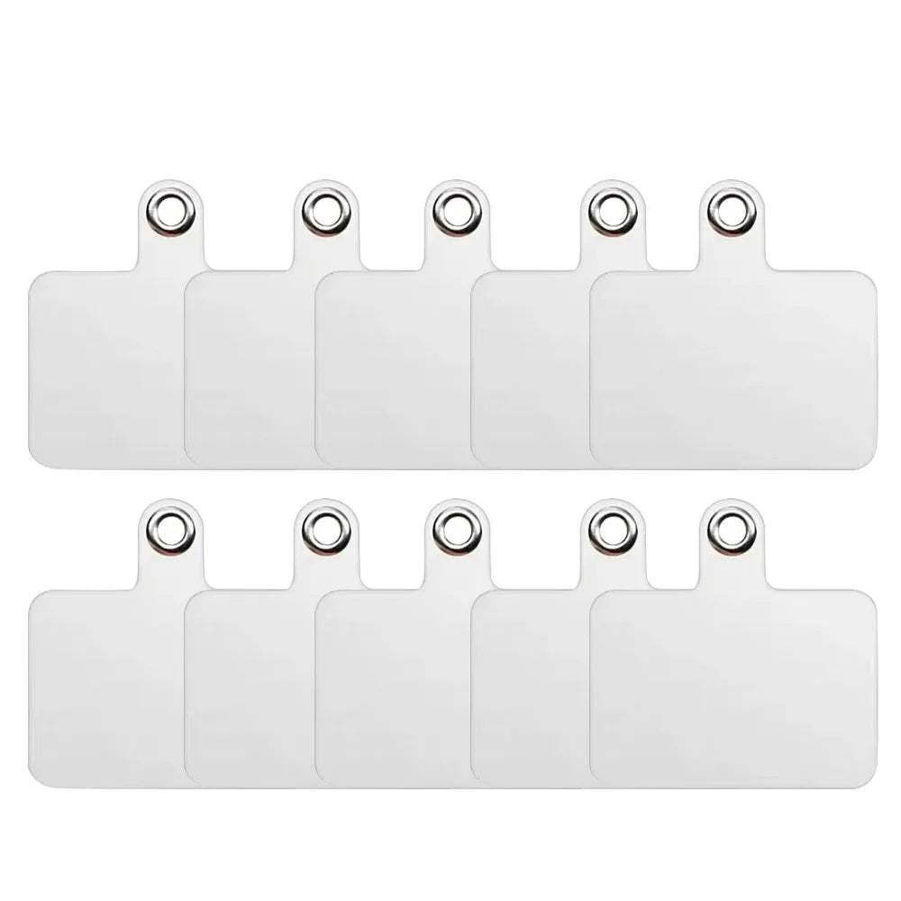Transparent Phone Lanyard Patch Clip | 1–10 Pack Universal Phone Lanyard Clip QXL