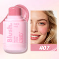 USHAS Cream Blush Stick – Dewy Glow, Waterproof Cheek Tint Cream Blush Stick QXL 07