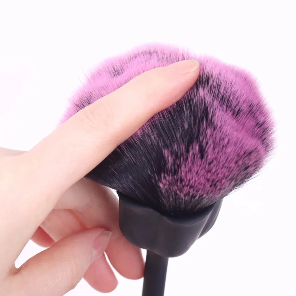 FUMOSIK Rose Flower Nail Art Brush | Gel Polish & Dust Cleaner Nail Art Brush QXL