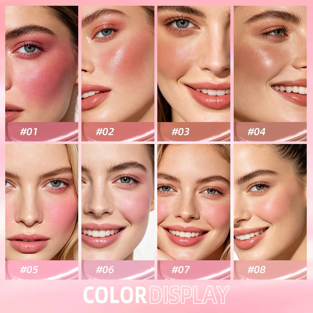 USHAS Cream Blush Stick – 7 Shades, Vegan & Long-Lasting Cream Blush Stick QXL