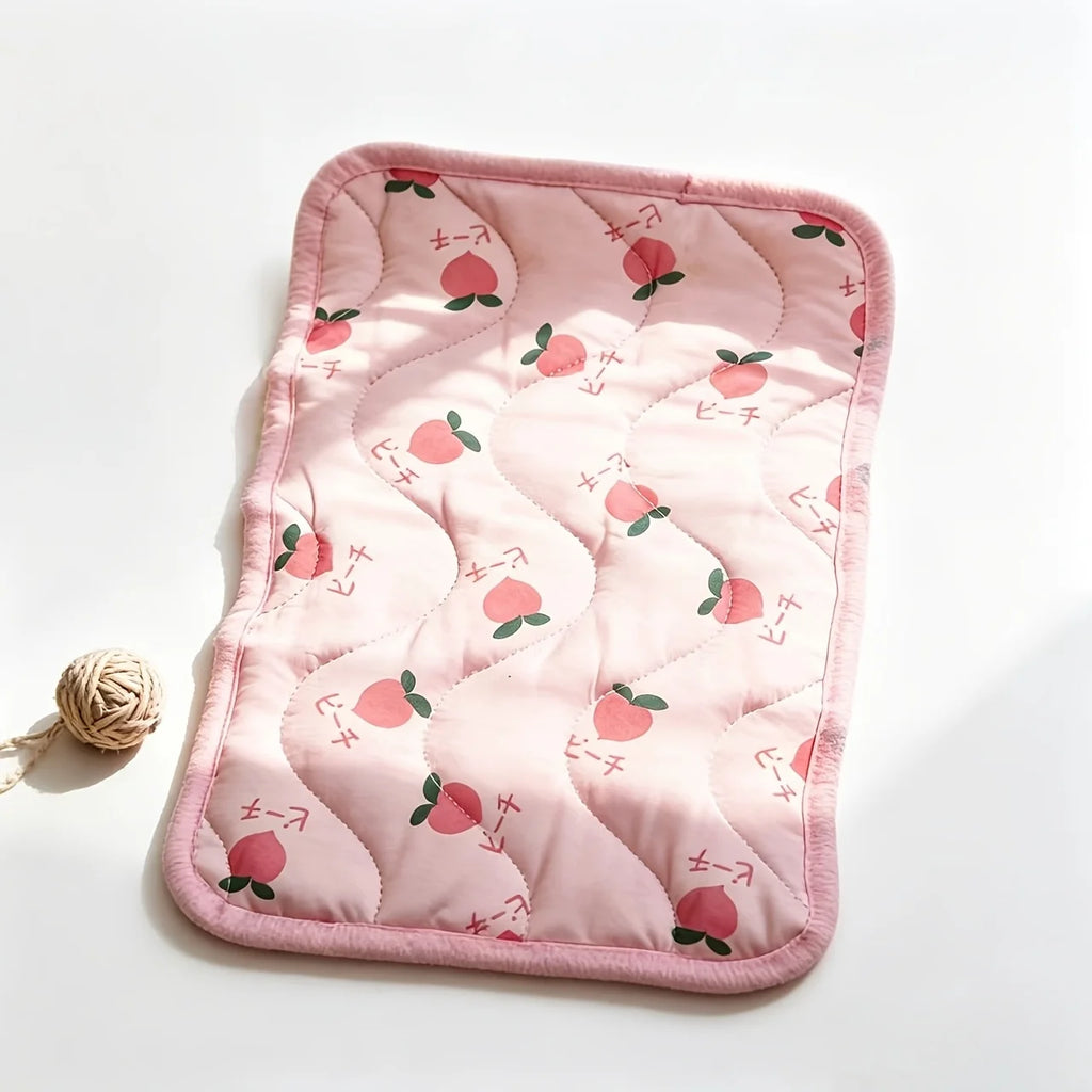 Pet Ice Silk Cooling Mat – Breathable Sleep Pad for Dogs & Cats Pet Cooling Mat QXL Pink L
