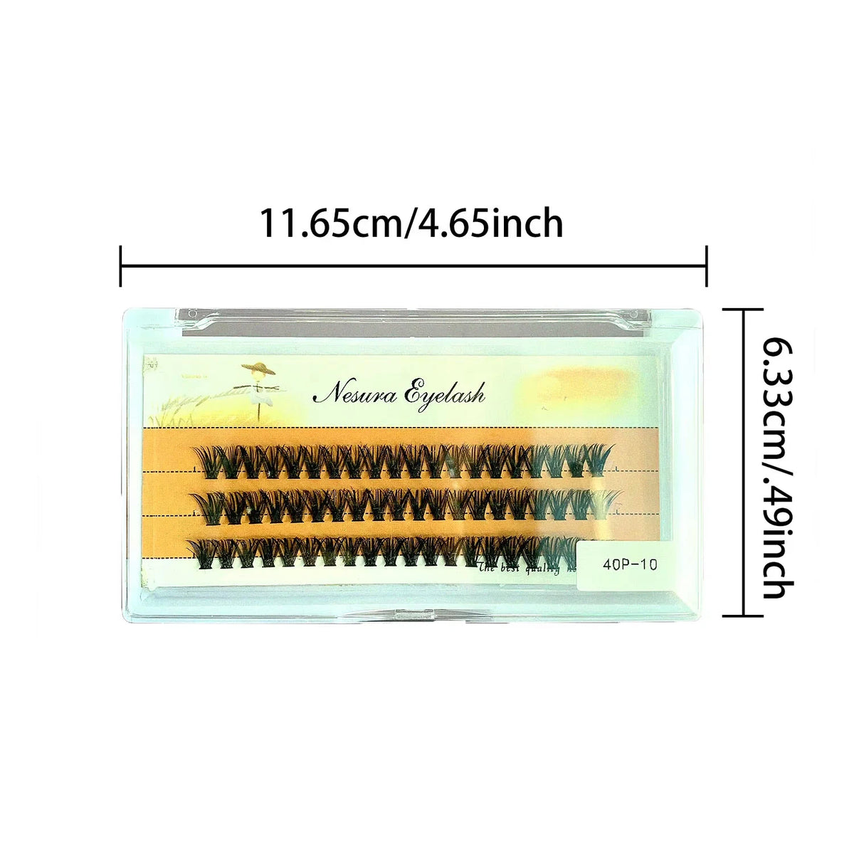 3D Cluster Lashes 20D/30D/40D – 60 Pcs DIY False Eyelashes DIY Cluster False Lashes QXL