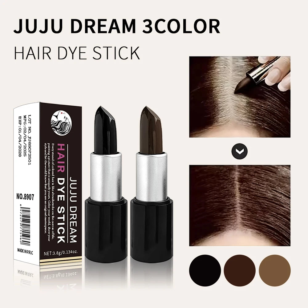 JUJU Dream Temporary Hair Dye Stick – White Hair Coverage Temporary Hair Dye Stick QXL
