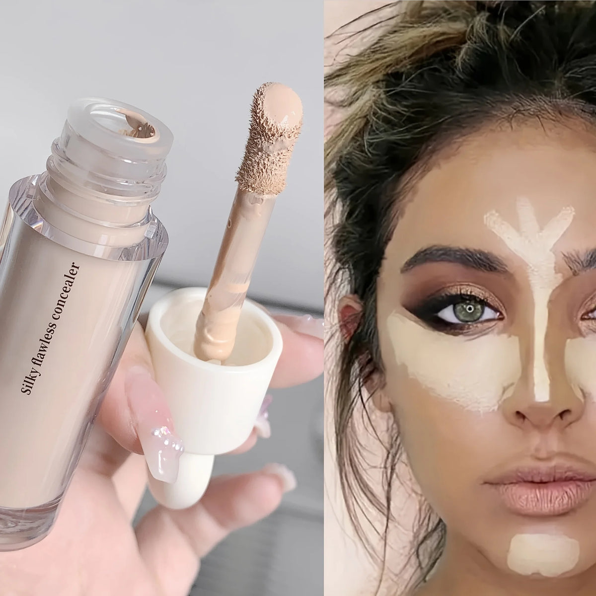 Full Coverage Liquid Concealer – Waterproof & Long-Lasting Liquid Concealer QXL