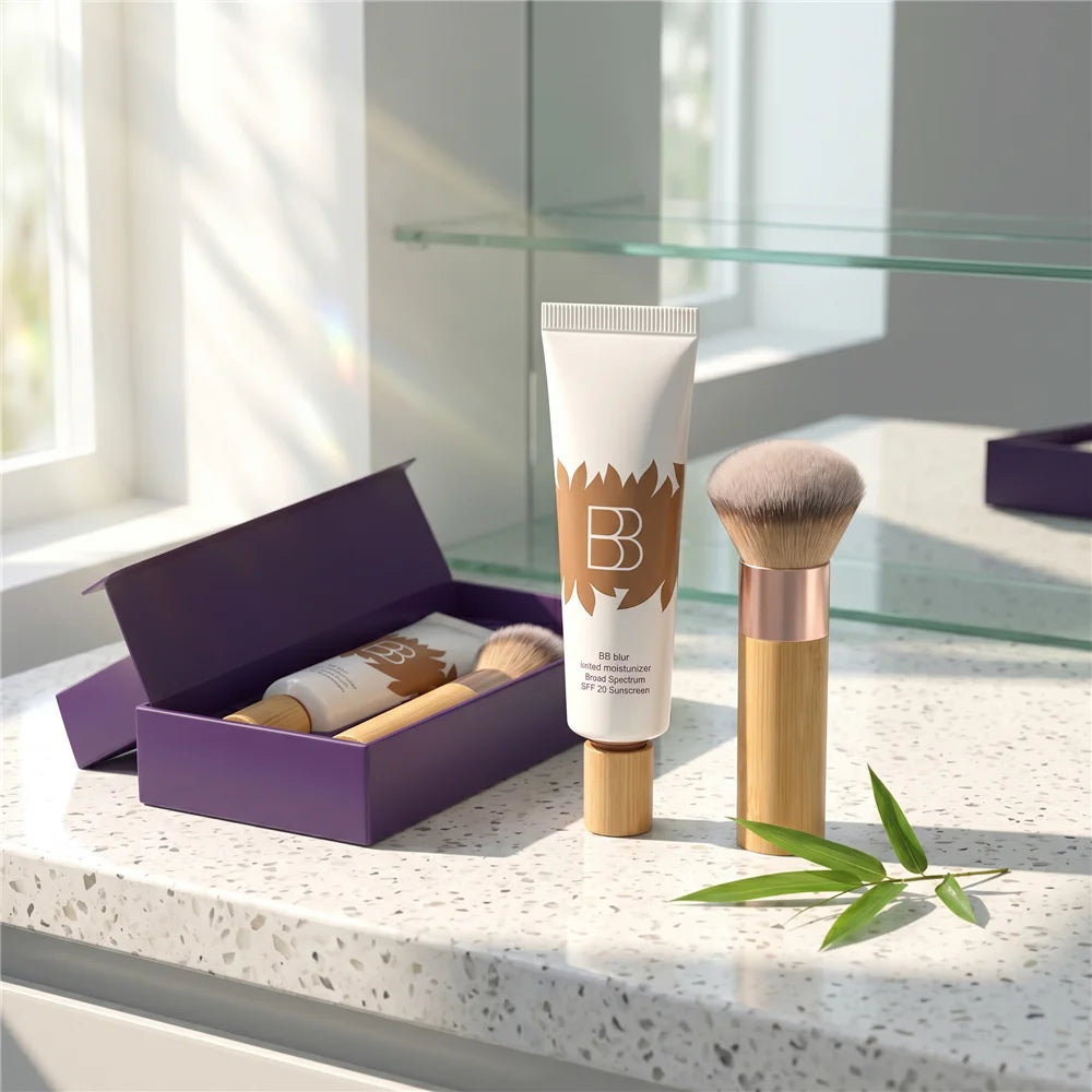 BB Cream Set – Primer, Concealer & Foundation | Long-Lasting BB & CC Cream QXL