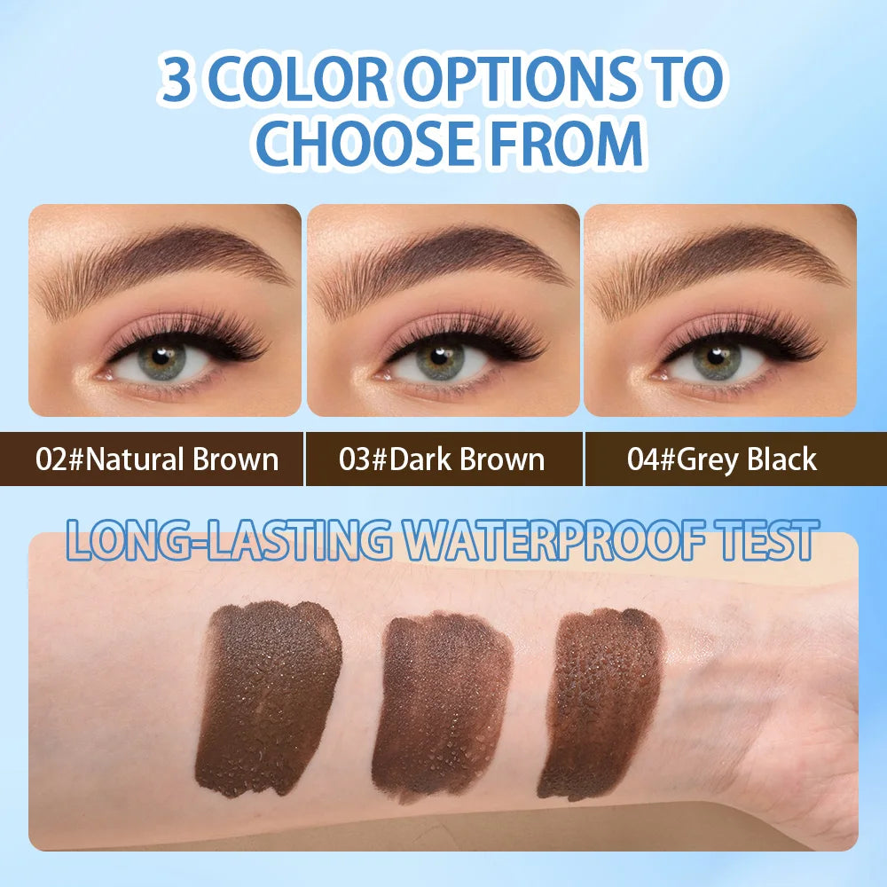 Rave Lady Air Cushion Eyebrow Tint | Waterproof Angled Brush Eyebrow Tint Pen QXL
