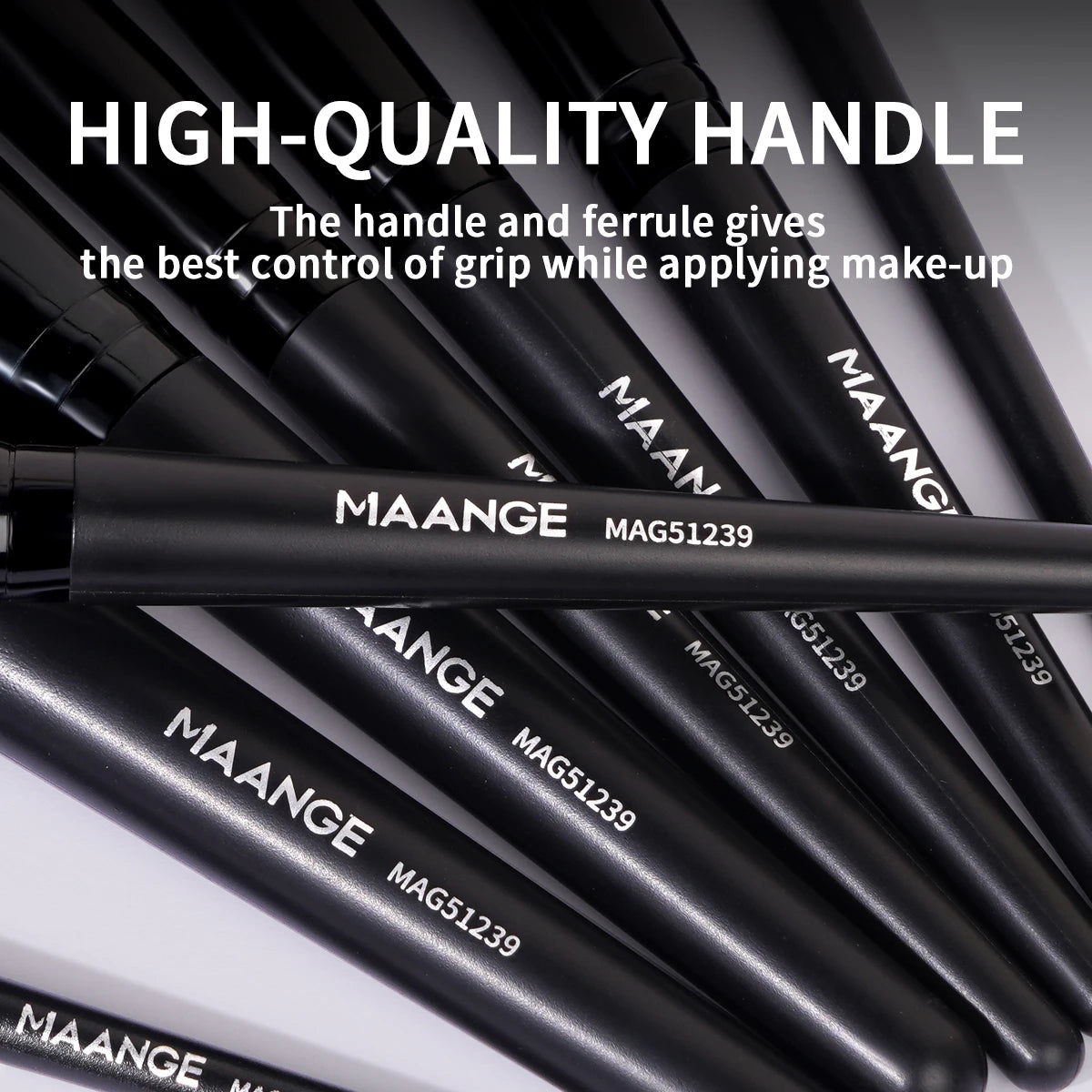 MAANGE 18-Pc Makeup Brush Set with Travel Storage Box Makeup Brush Set QXL