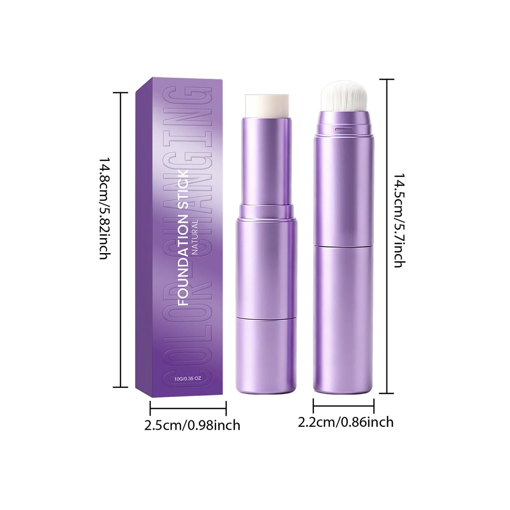 2-in-1 pH-Activated Foundation & Concealer Stick | Velvet Finish Foundation Concealer Stick QXL