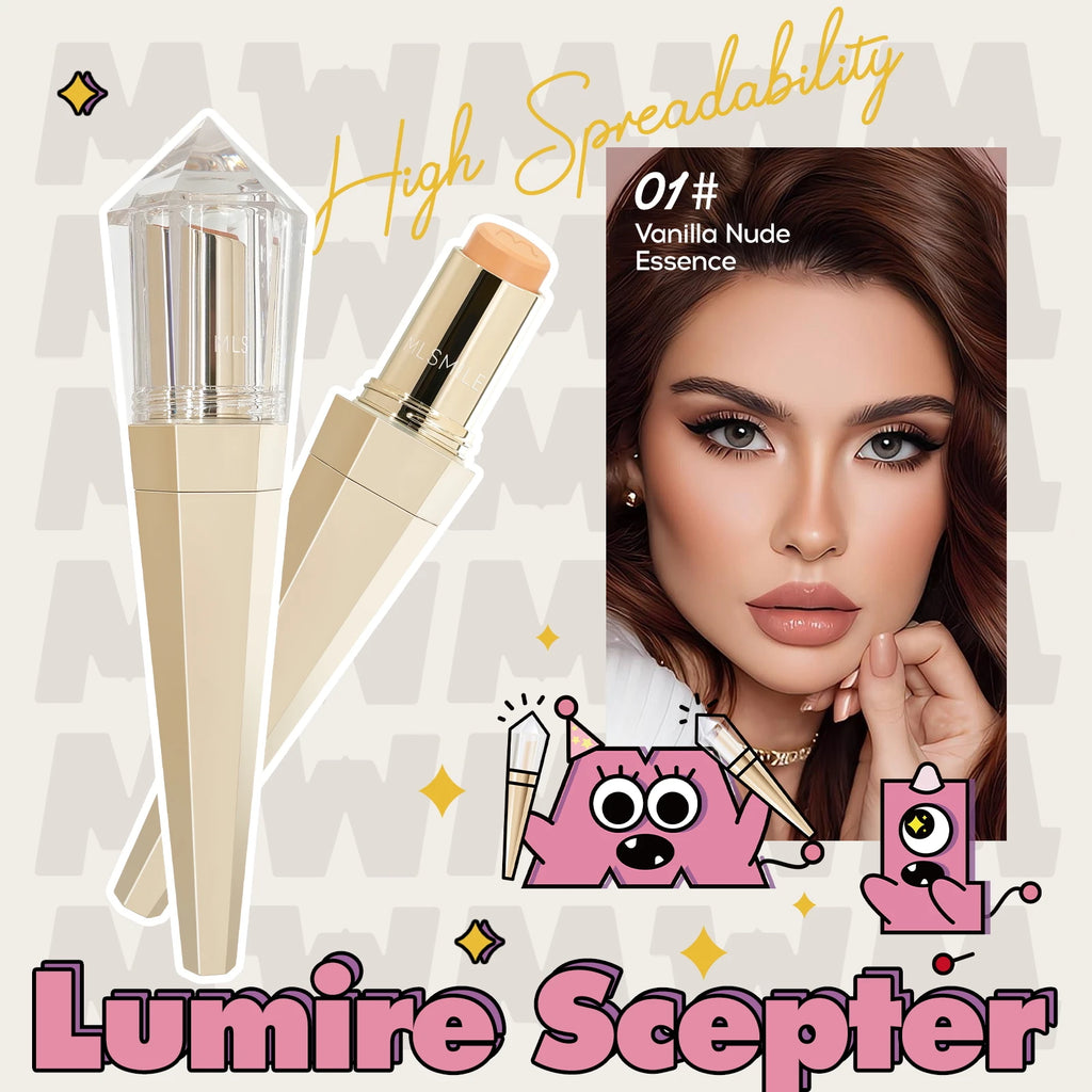 Cream Highlighter Stick | Fine Shimmer Glow | 4 Shades Cream Highlighter Stick QXL 01
