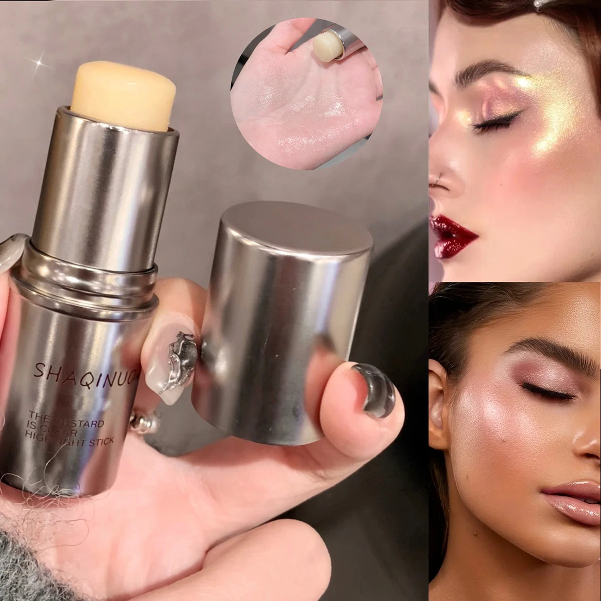Glow Stick Illuminating Primer | Highlighter & Contour Stick Illuminating Primer Stick QXL