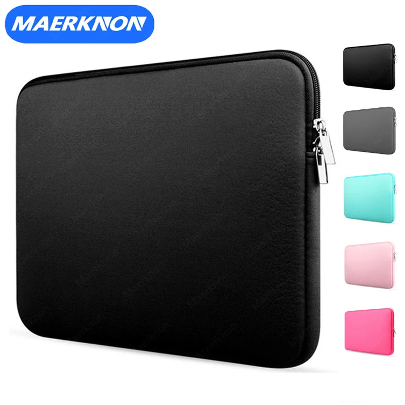Laptop Sleeve 11–15.6" Cotton Case | MacBook Dell HP Lenovo Laptop Sleeve Case QXL