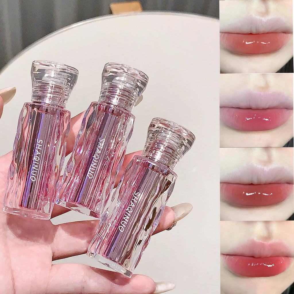 Berry Tint Lip Gloss | Hydrating Glossy Volumizing Lip Stain Lip Gloss QXL