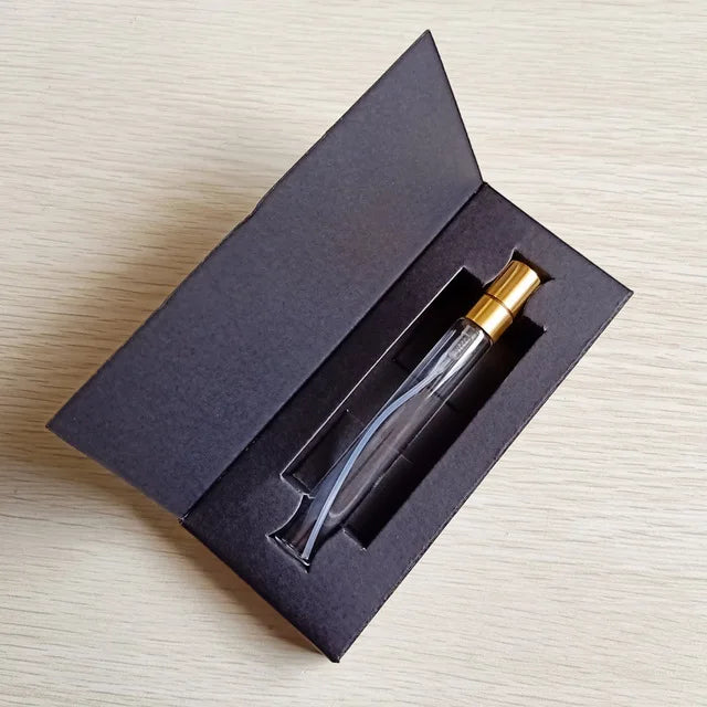 10-Pack 10ml Refillable Glass Perfume Spray Bottles & Gift Boxes Perfume Atomizer Set QXL 10ml black box Gold
