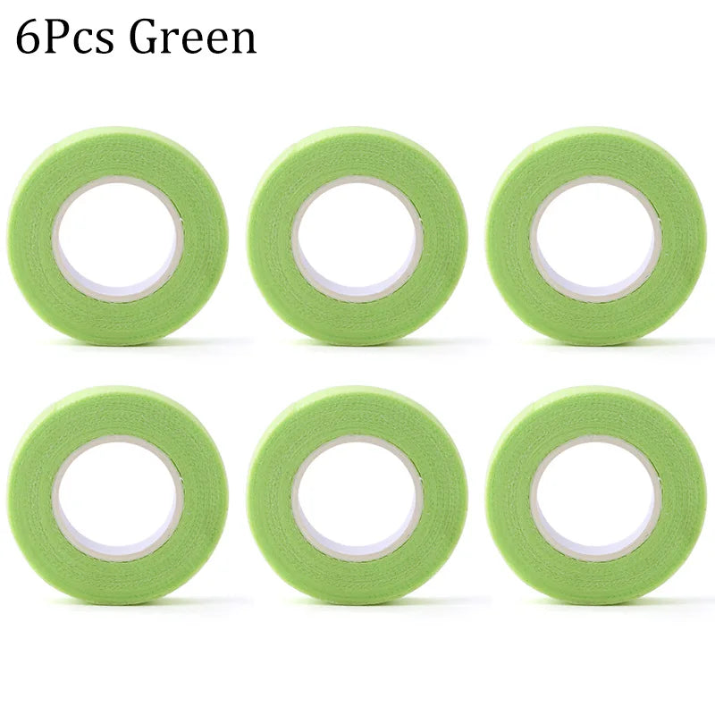 Eyelash Extension Tape | Breathable Non-Woven Under Eye Patches Lash Extension Tape QXL Green 6pcs