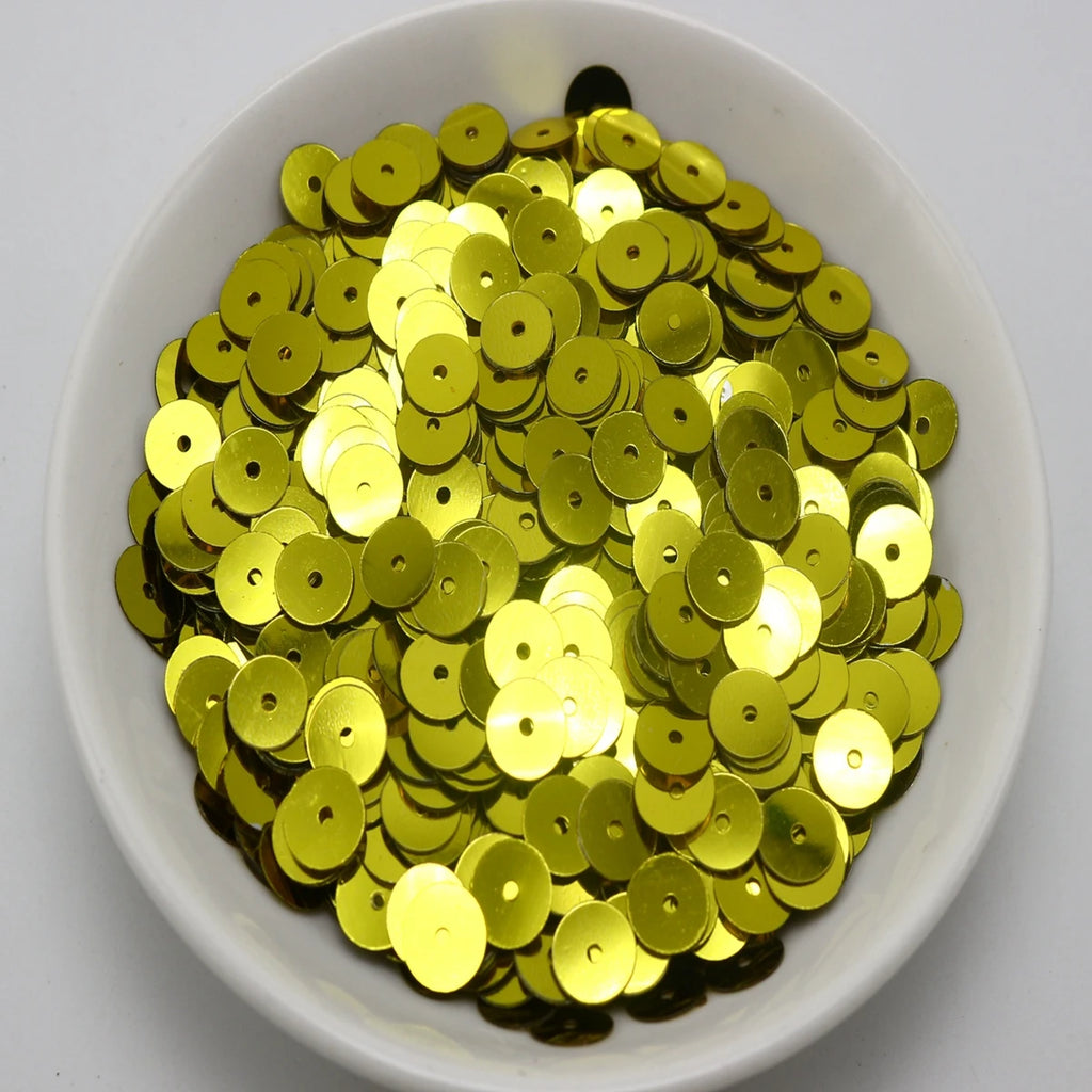 60g Flat Round Loose Sequins 5–12mm | Paillettes for Sewing Craft Sequins QXL