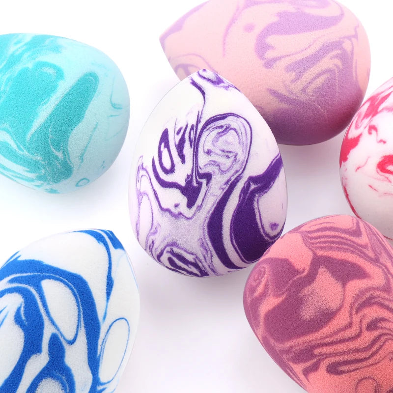 Marbling Water-Drop Makeup Sponge | Foundation Concealer Puff Makeup Sponge Puff QXL