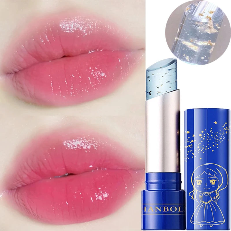 Han Boli Gold Foil Temperature-Change Moisturizing Lip Balm Color-Change Lip Balm QXL