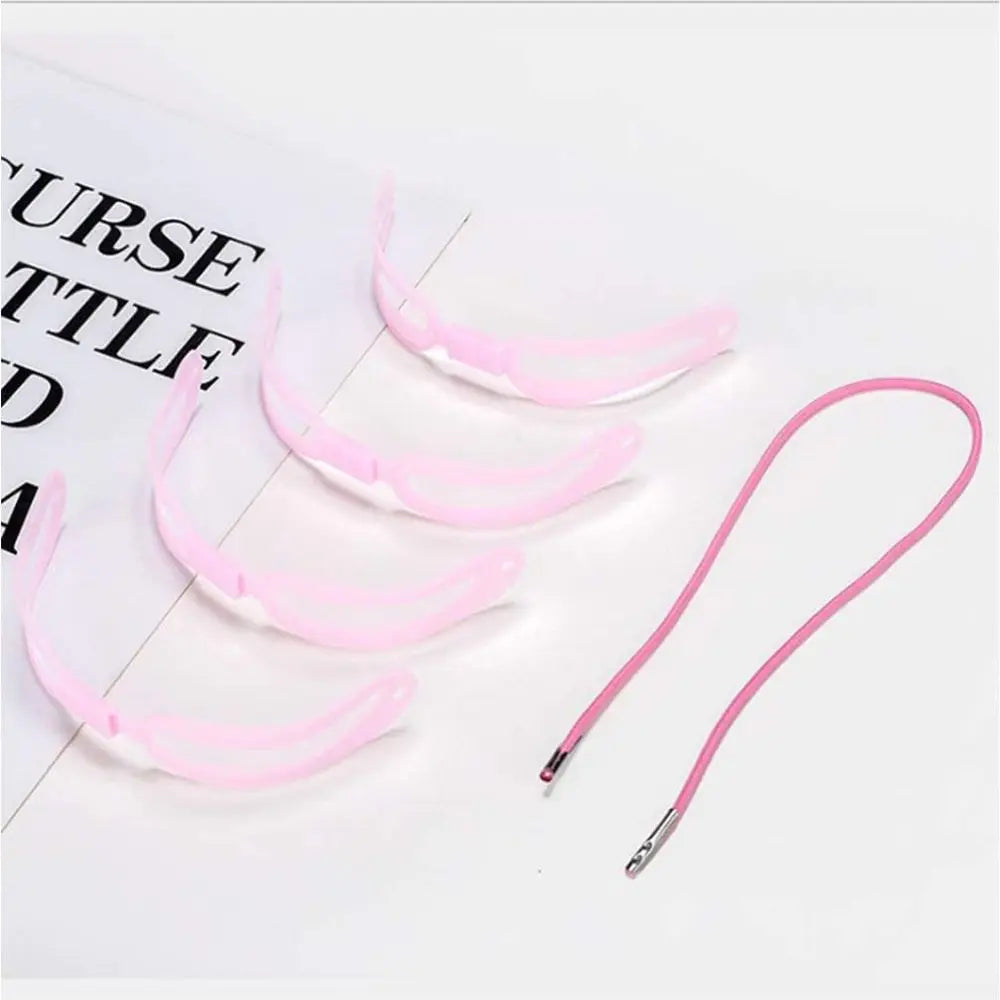 4-Style Reusable Eyebrow Stencil Kit | Brow Shaper Templates Eyebrow Stencil Kit QXL YELLOW