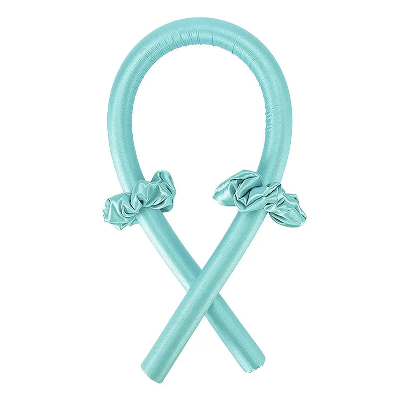 Heatless Curling Rod Headband | No-Heat Foam Hair Rollers Heatless Hair Curler QXL 2 Pcs Green B