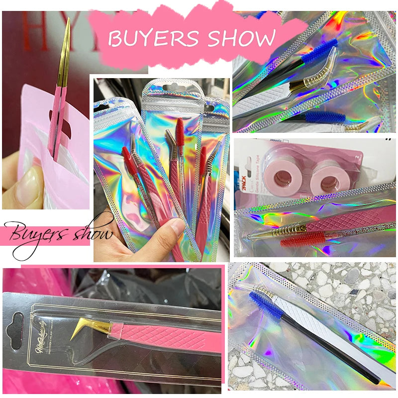 Anti-Static Precision Tweezers for Eyelash Extensions | HMQ Eyelash Tweezers QXL