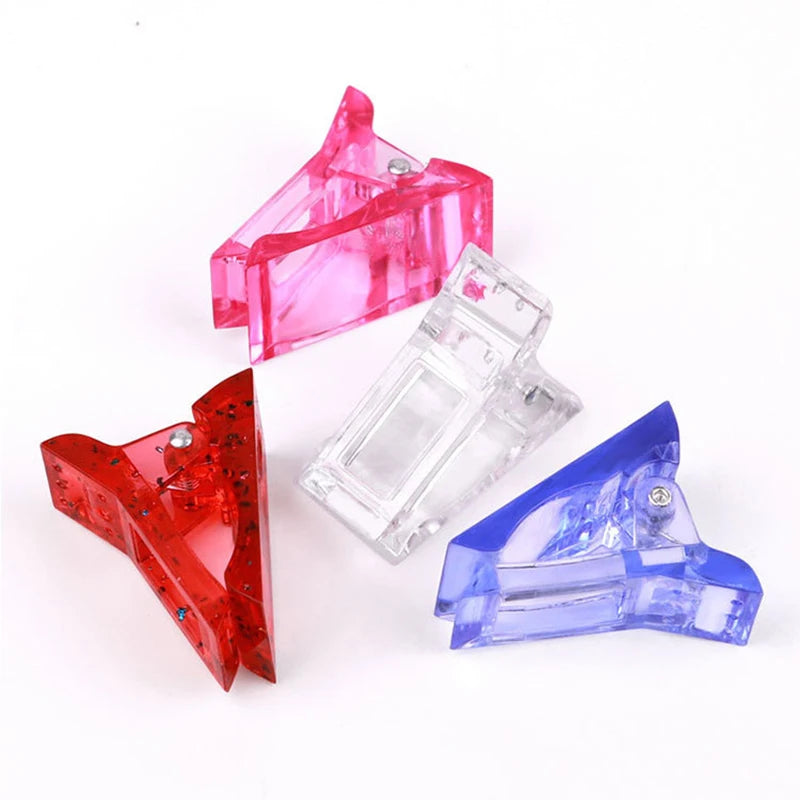 Nail Extension Clip Tips | UV Gel Builder Tool 1/5/10 Pcs Nail Extension Clips QXL