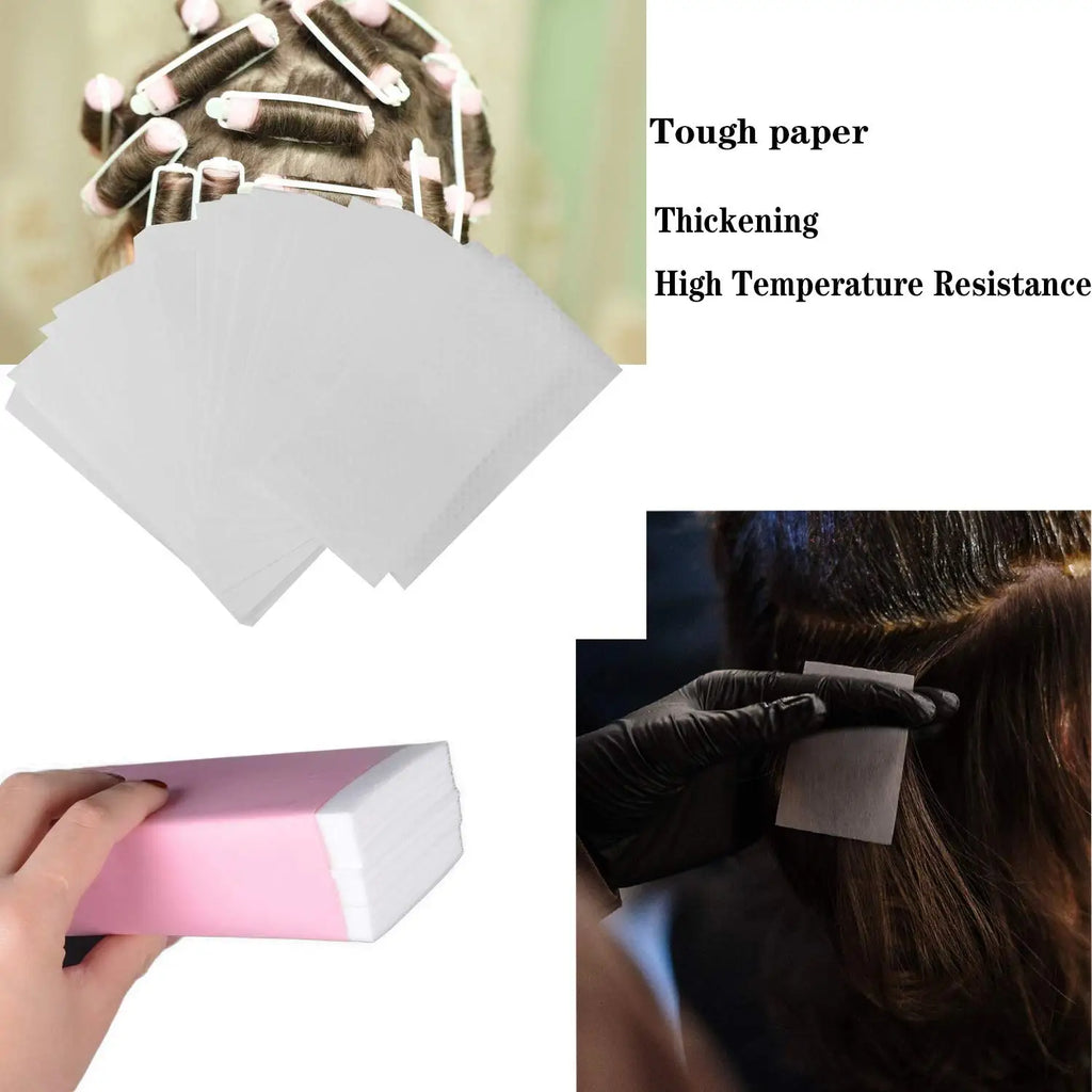 Salon Perm End Papers 100–300 Sheets | Hair Curling Wraps Perm End Papers QXL