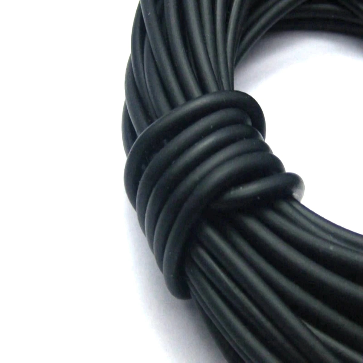 Black 3mm Rubber Cord 5.5 Yards | Jewelry & Necklace Making Jewelry Making Cord QXL