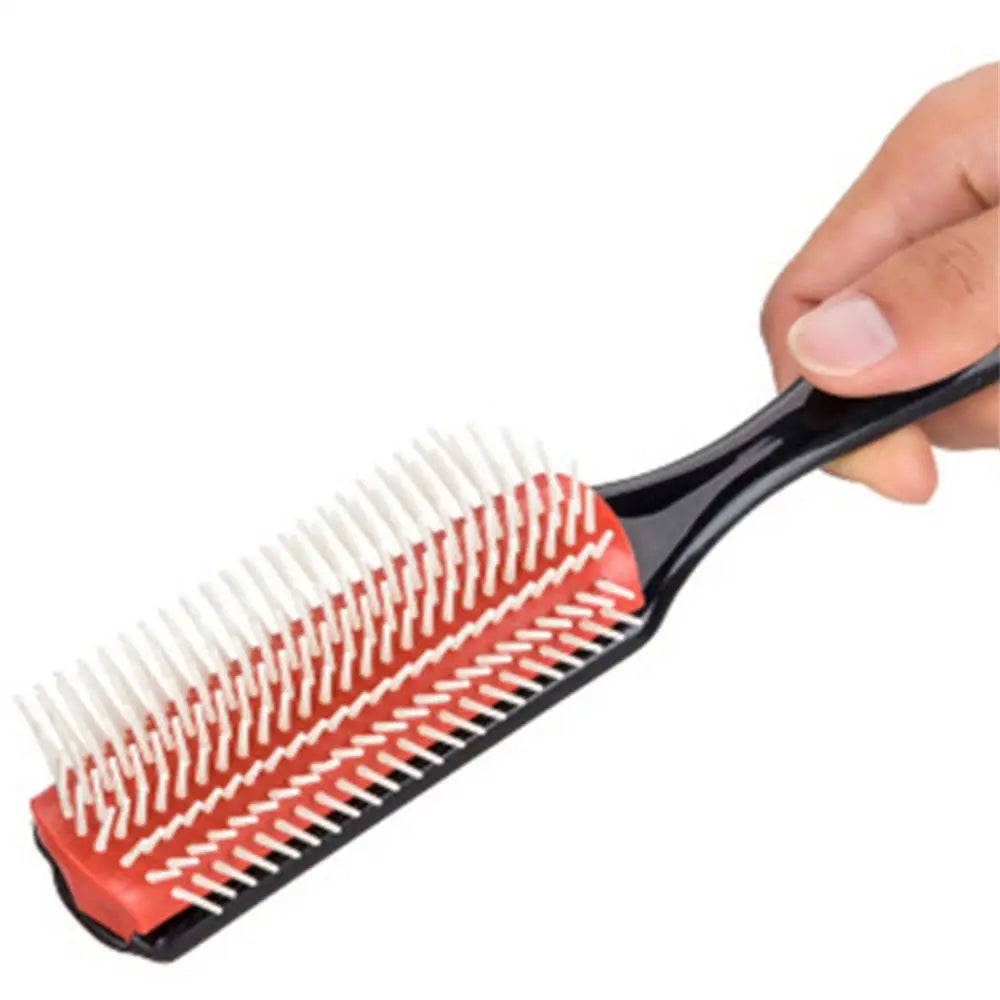 9-Row Detangling Hair Brush Comb & Scalp Massager Detangling Hair Brush QXL