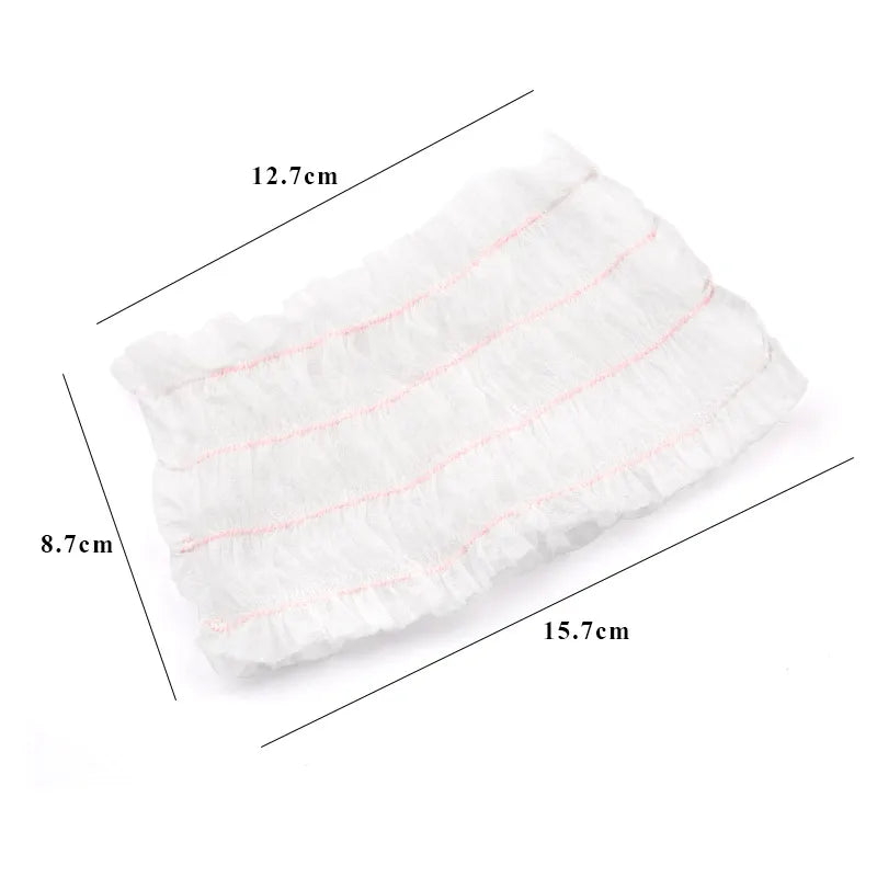 Disposable Non-Woven Elastic Headbands for Salon & Spa | 10–50 Pack Disposable Headbands QXL