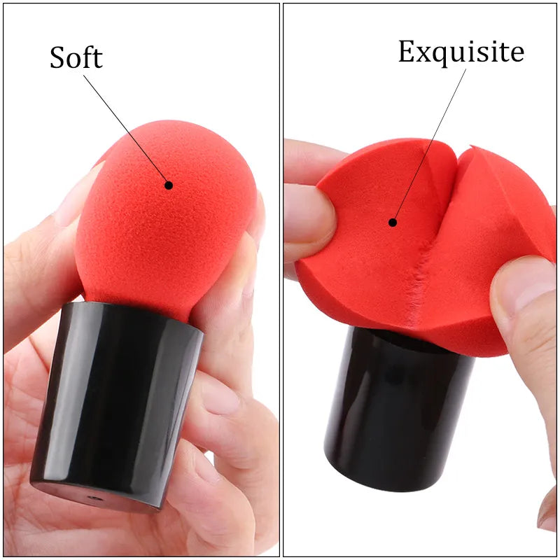 HMQ Mushroom Head Makeup Sponge Puff | Latex-Free Blender Makeup Sponge Puff QXL