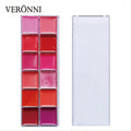 VERONNI 12-Color Moisturizing Lip Gloss Palette | Long-Lasting Lip Gloss Palette QXL 12Color Lipstick