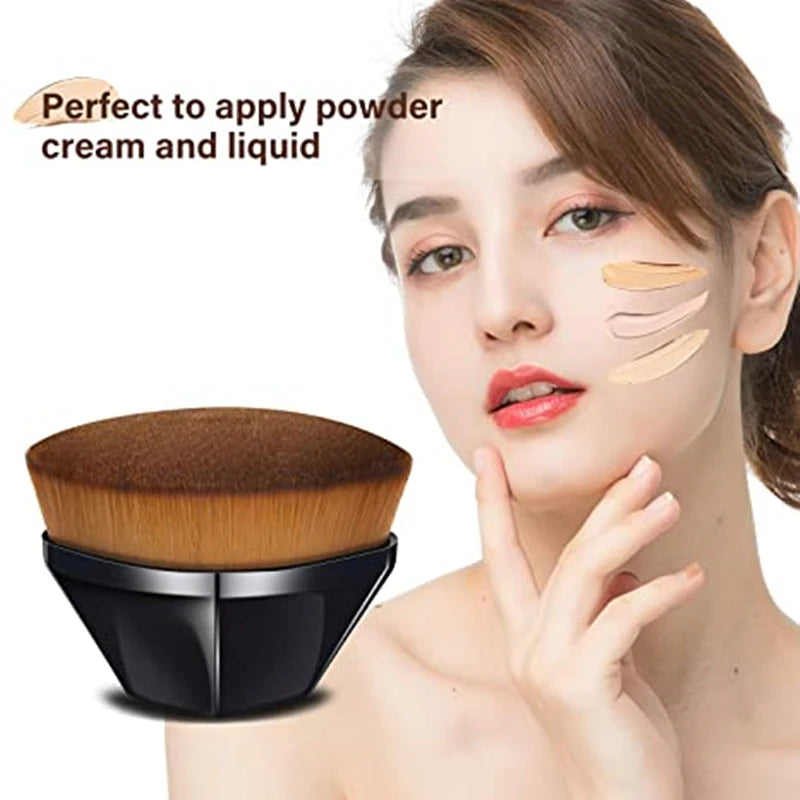 Flat Top Foundation Brush | Petal-Shaped Face Makeup Brush Foundation Makeup Brush QXL