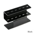 Acrylic Tweezer Holder Stand | 6-Slot Lash Extension Organizer Tweezer Organizer Stand QXL Black