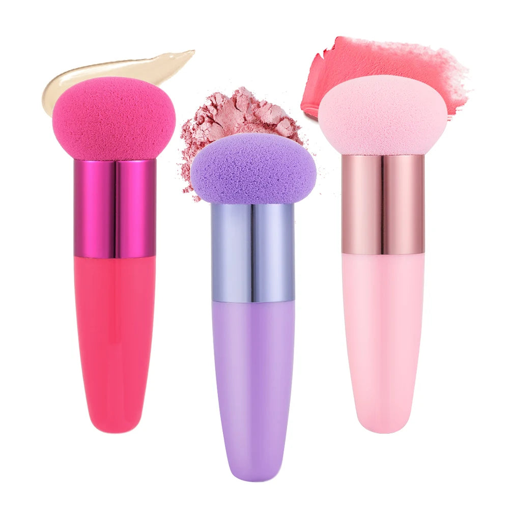Mushroom Head Powder Puff | Soft Sponge Makeup Applicator Makeup Sponge Puff QXL