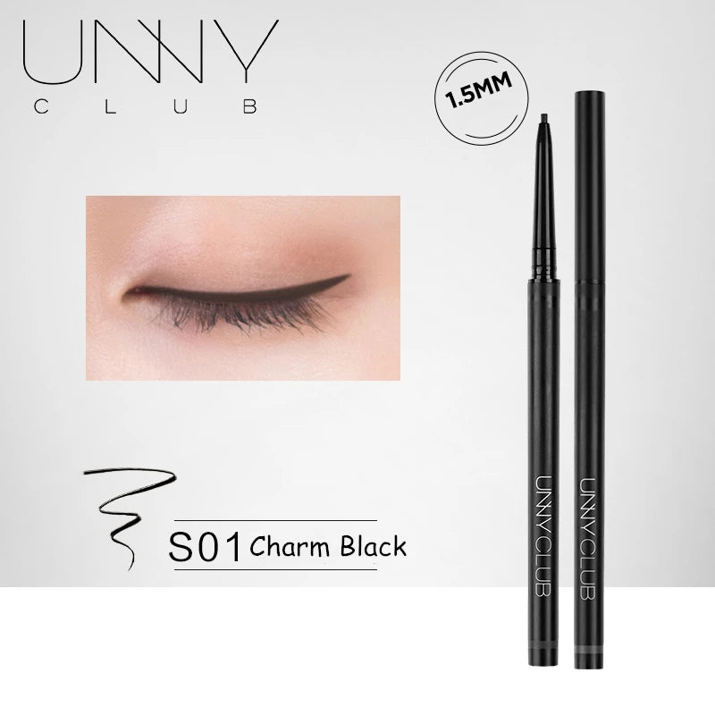 UNNY Club Korean Eyeliner Pencil | Waterproof Long-Lasting Eyeliner Pencil QXL 1.5mm S01 Full Size