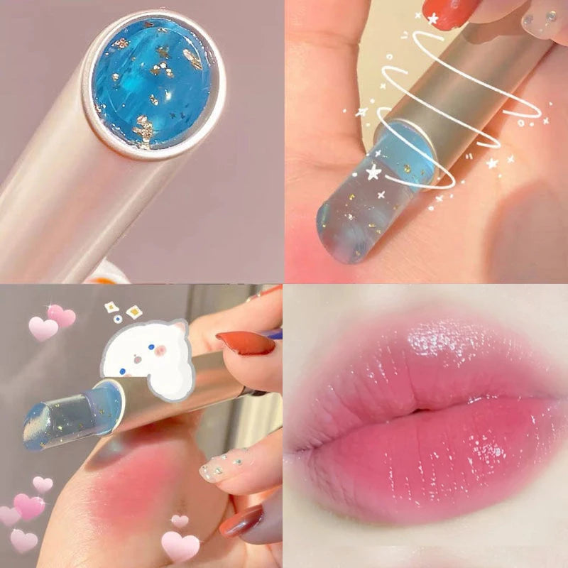 Han Boli Gold Foil Temperature-Change Moisturizing Lip Balm Color-Change Lip Balm QXL